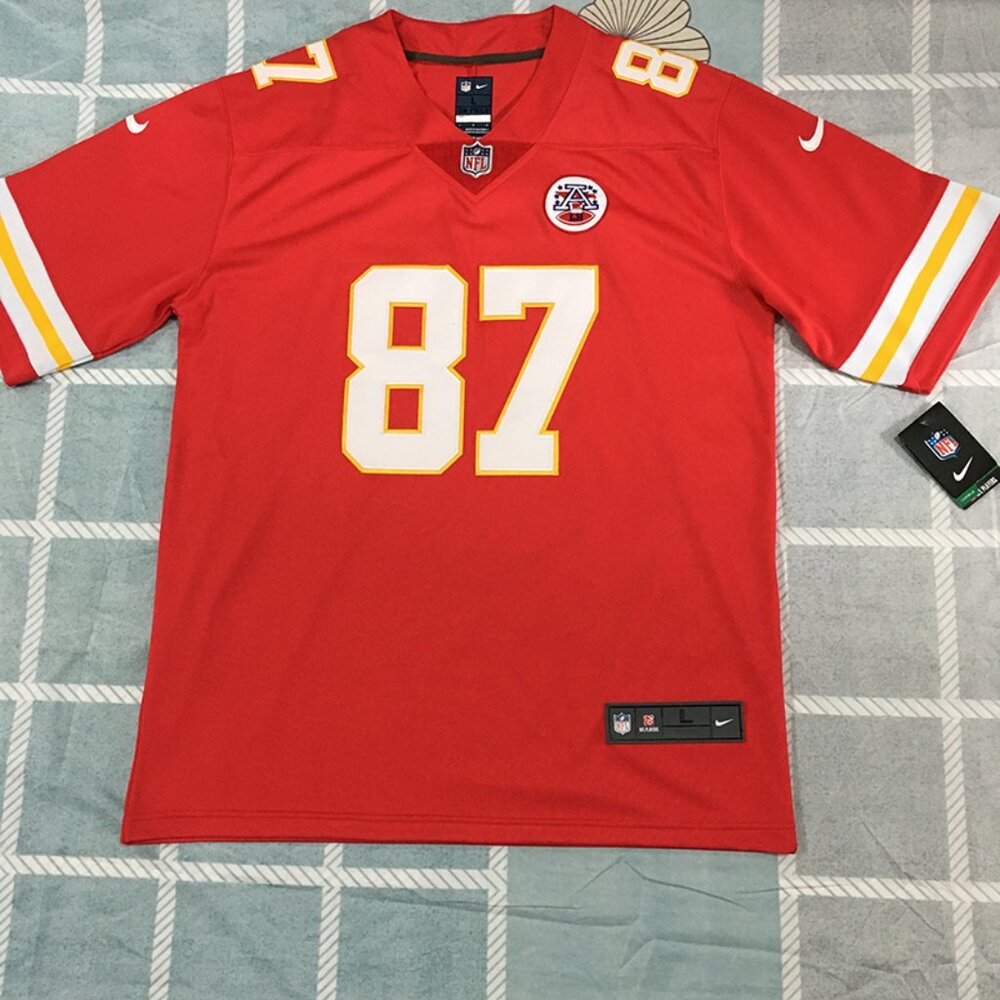 NFL  Red Jersey Kansas City Chiefs Travis Kelce